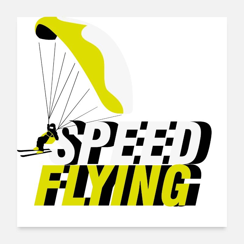 Speed Flying Poster 60 x 60 cm