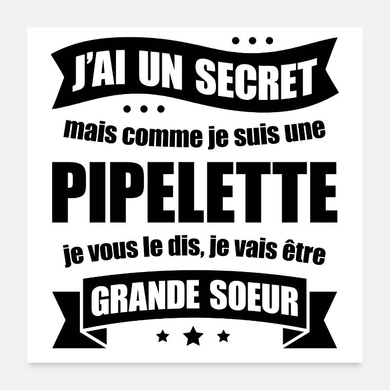 FUTURE GRANDE SŒUR Poster 60 x 60 cm