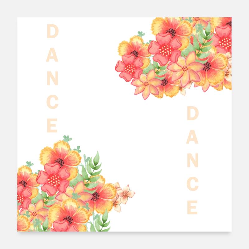 Dance dance Poster 24" x 24" (60x60 cm)