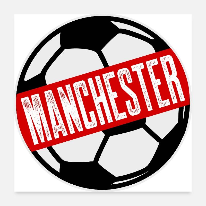 Fußball Poster 60x60 cm