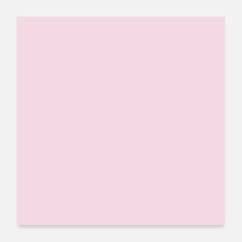 Pink, pink, dark pink (also customizable) Poster 24" x 24" (60x60 cm)