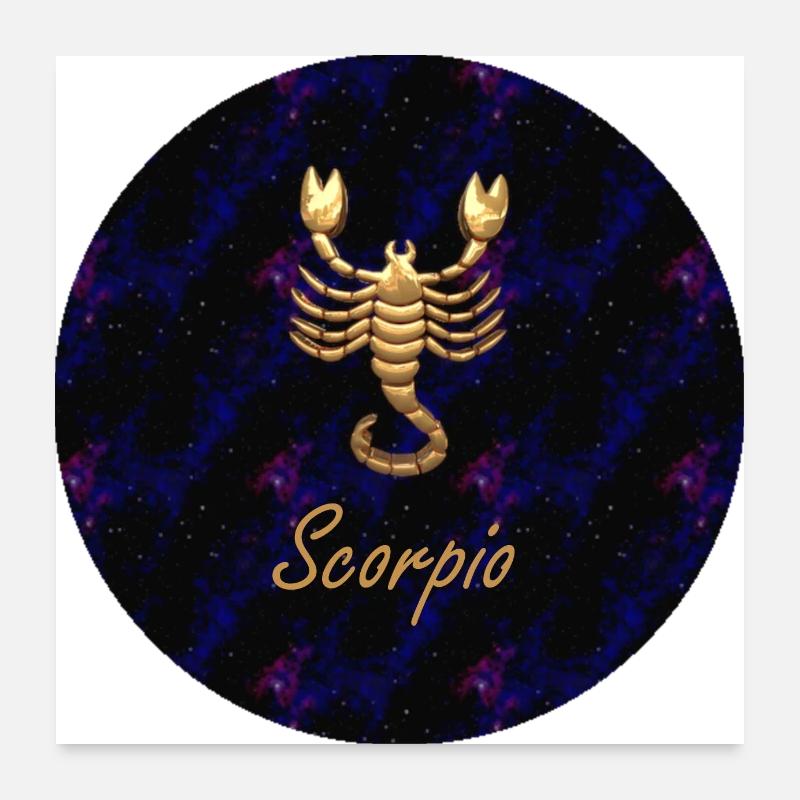 Scorpio Scorpion Poster 60 x 60 cm