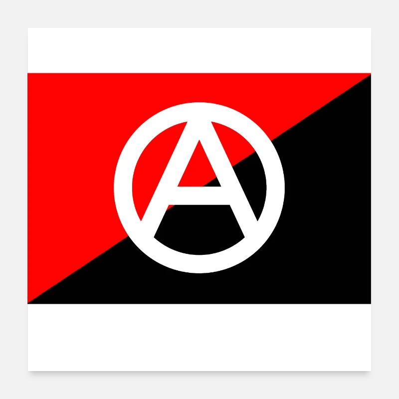 Anarchie Poster 60 x 60 cm