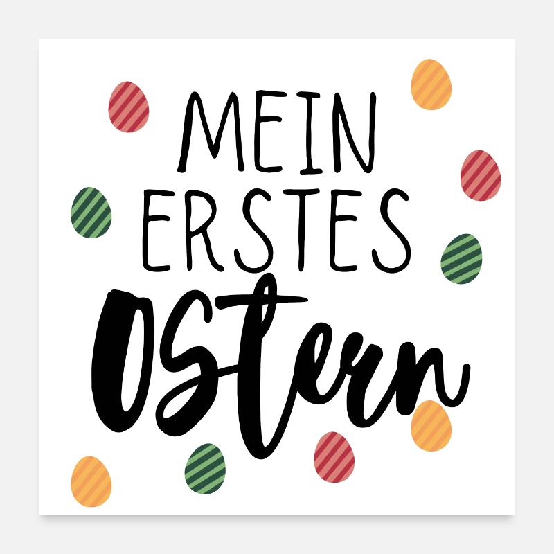 Mein erstes Ostern Poster 60x60 cm