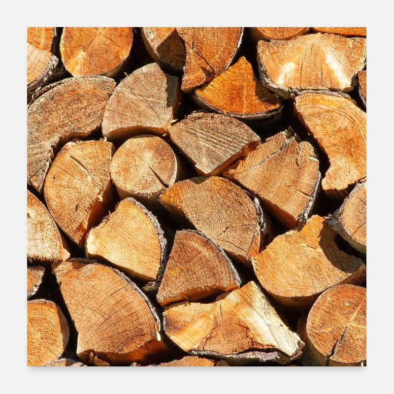 firewood Poster 24" x 24" (60x60 cm)