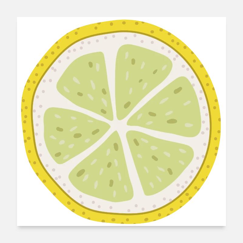 citron Poster 60 x 60 cm