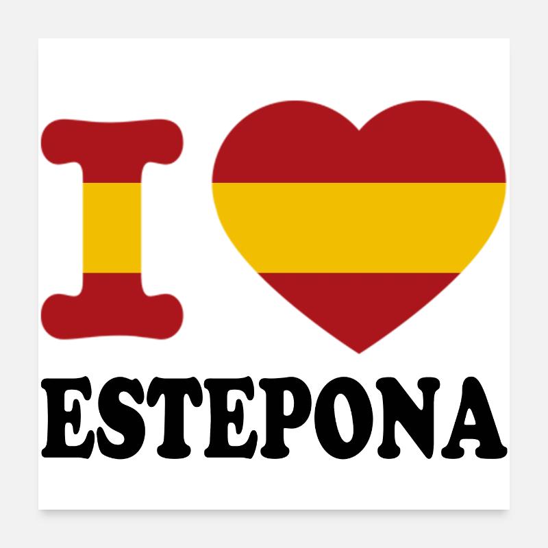 J’aime Estepona Poster 60 x 60 cm