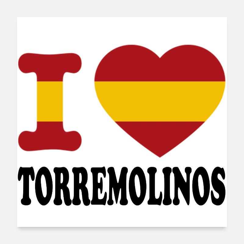 J’adore Torremolinos Poster 60 x 60 cm