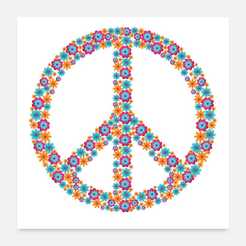 Paix Poster 60 x 60 cm
