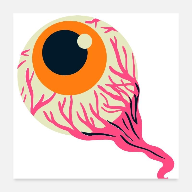 Oeil Poster 60 x 60 cm