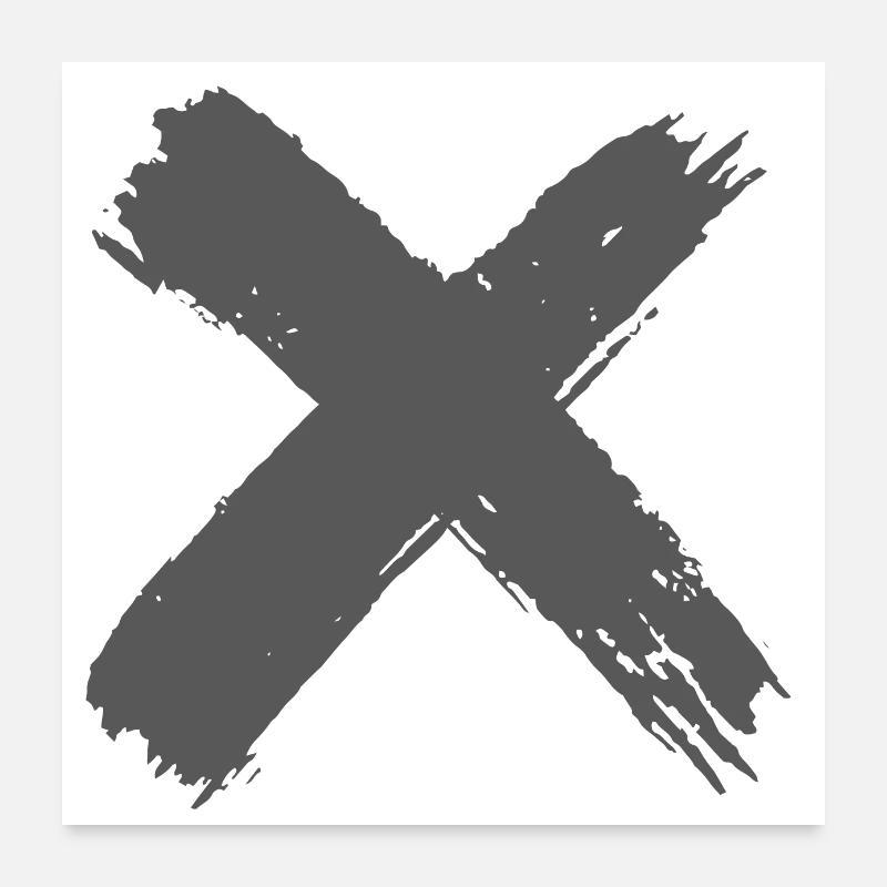 croix Poster 60 x 60 cm