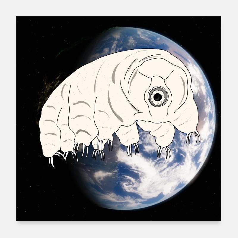 Tardigrade Poster 60x60 cm