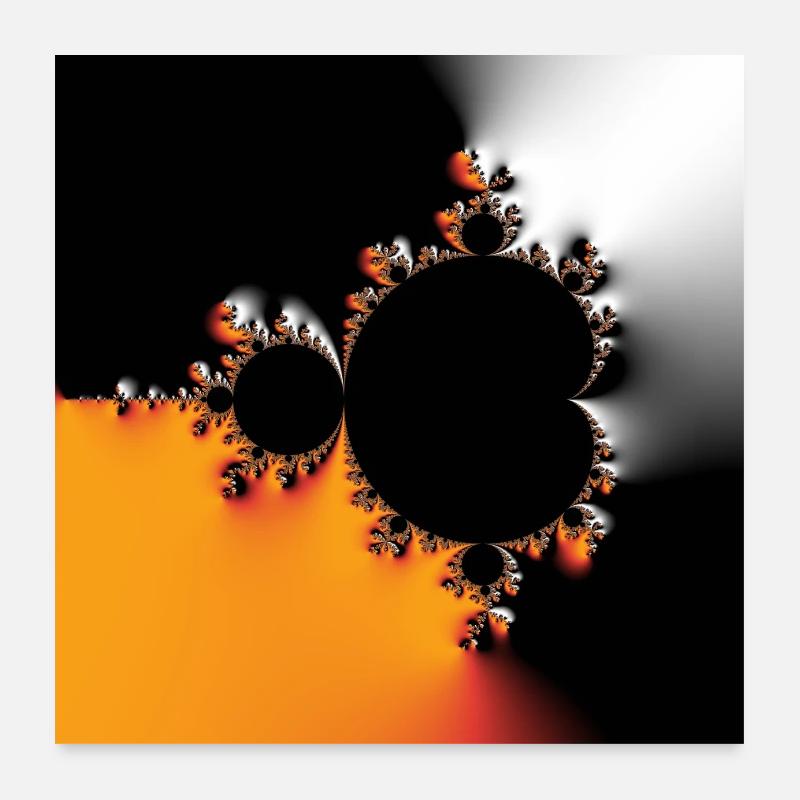 Fractale #43 Poster 60 x 60 cm