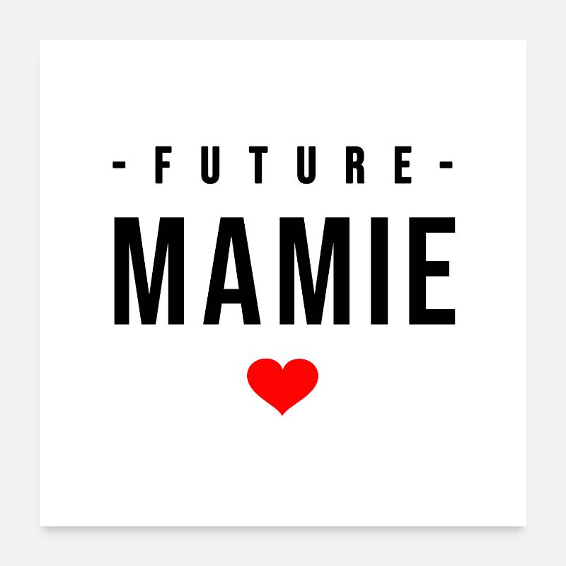 FUTURE MAMIE Poster 60 x 60 cm