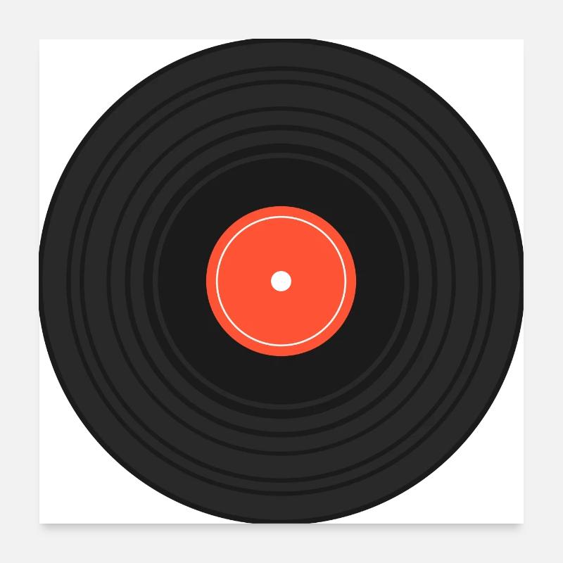 disque vinyle Poster 60 x 60 cm