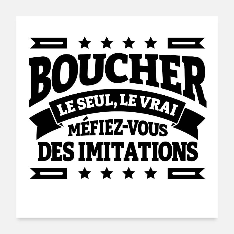 BOUCHER Poster 60 x 60 cm