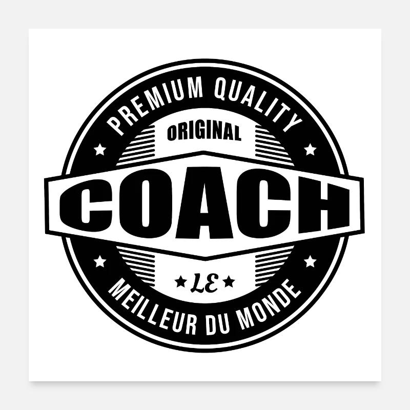 LOGO COACH ORIGINAL Poster 60 x 60 cm