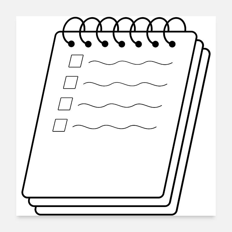 Heft Poster 60x60 cm