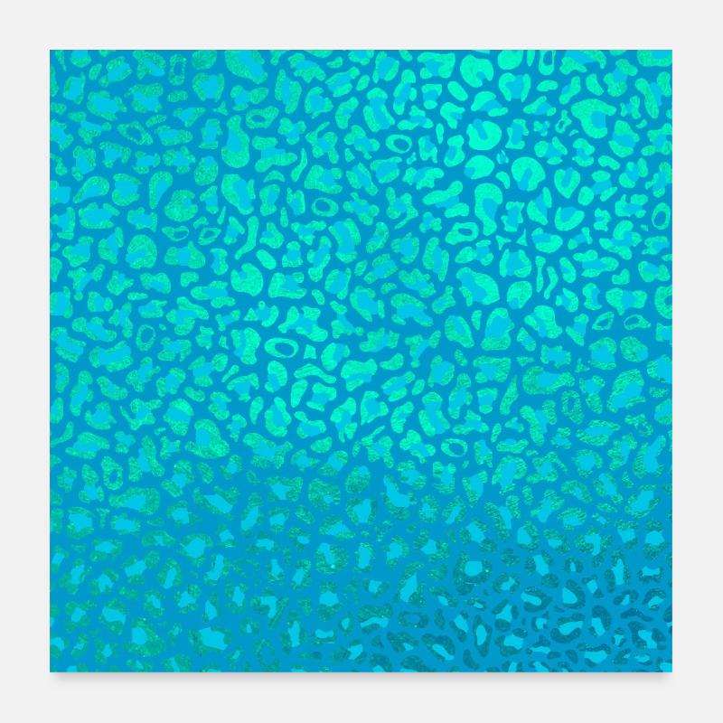 Leopard Pattern | Leopard Print | African Animal Poster 24" x 24" (60x60 cm)