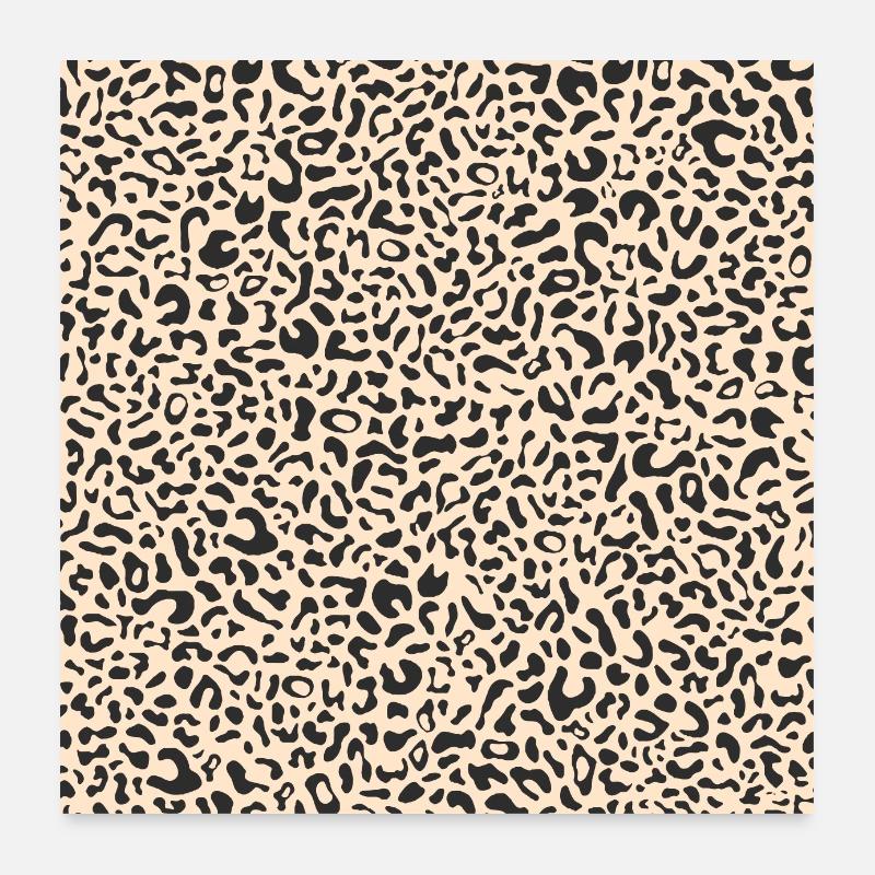 Leopard Pattern | Leopard Print | African Animal Poster 24" x 24" (60x60 cm)