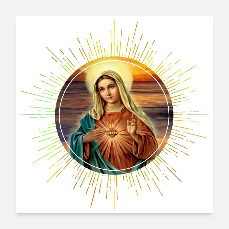 Maria Madonna Poster 60x60 cm