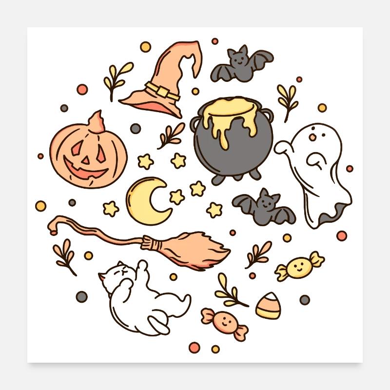 Halloween Poster 24" x 24" (60x60 cm)