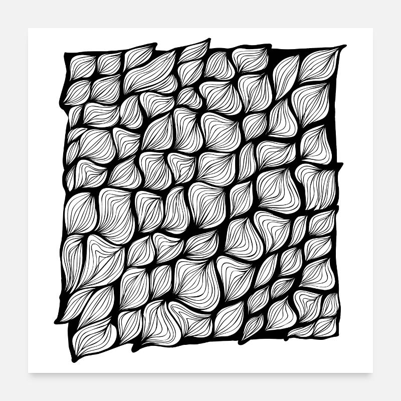 Zipfel Zapfel Poster 60x60 cm