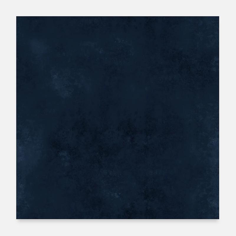 Marineblaue Textur Poster 60x60 cm