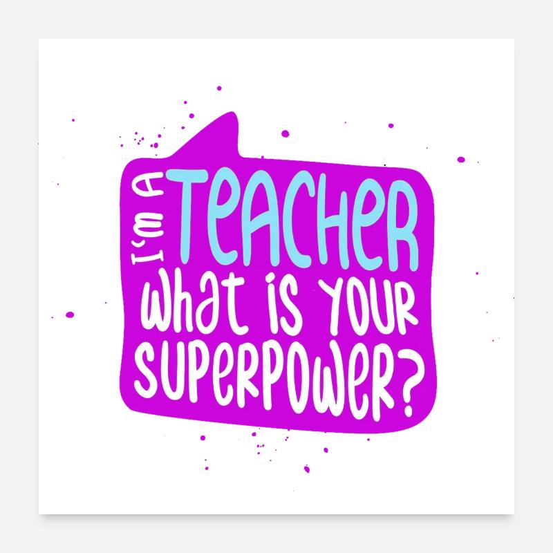 Étudiant 2023 Diplôme d’école d’enseignant d’étudiant du secondaire Poster 60 x 60 cm