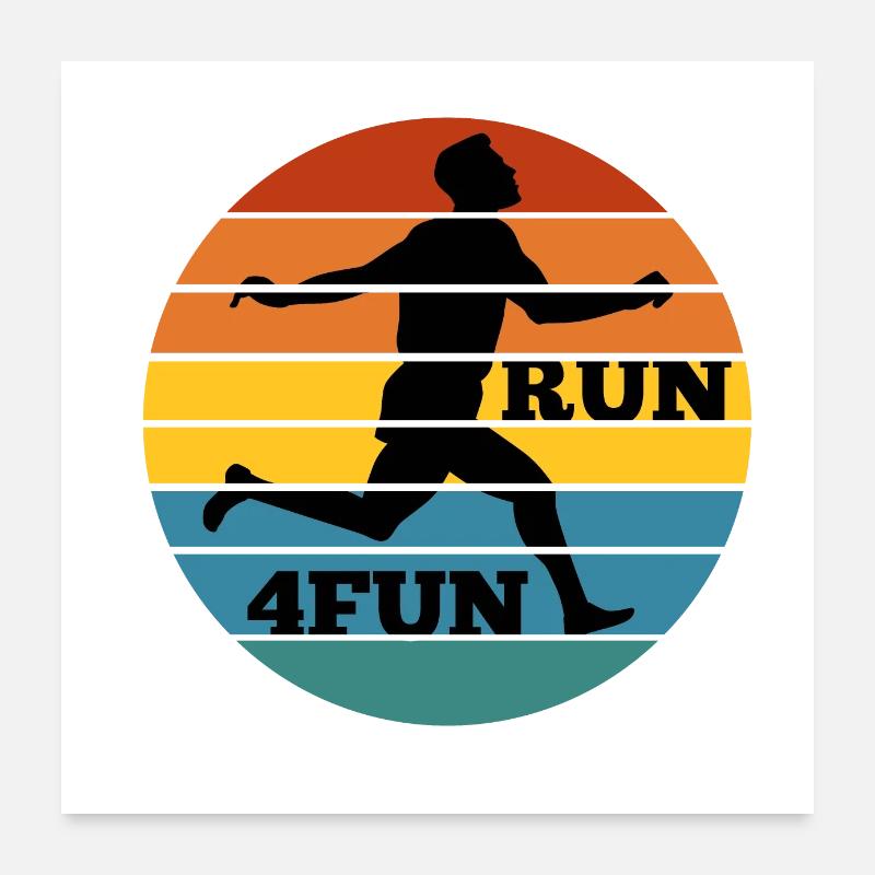 RENNEN Poster 60x60 cm