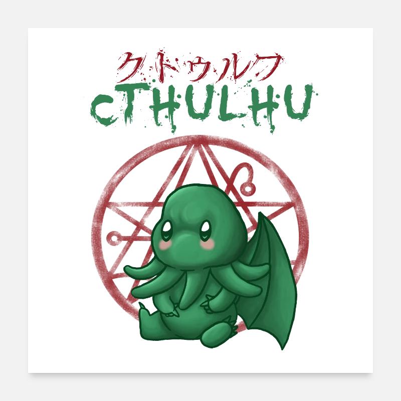 Great Cthulhu Poster 24" x 24" (60x60 cm)