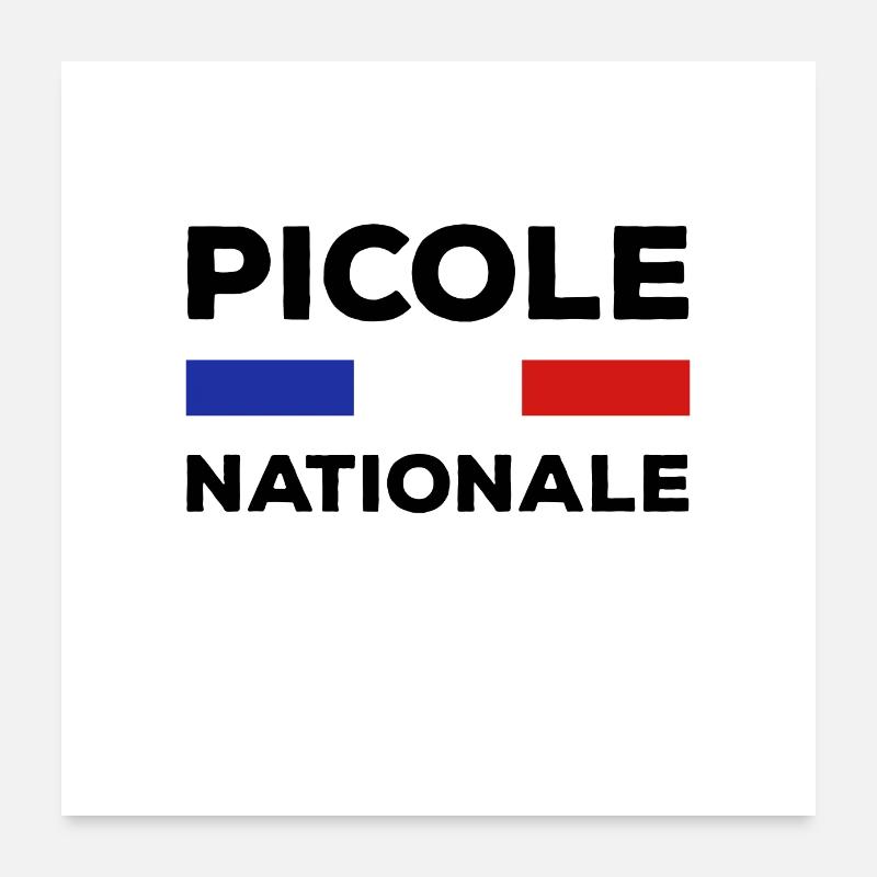 PICOLE NATIONALE Poster 60 x 60 cm