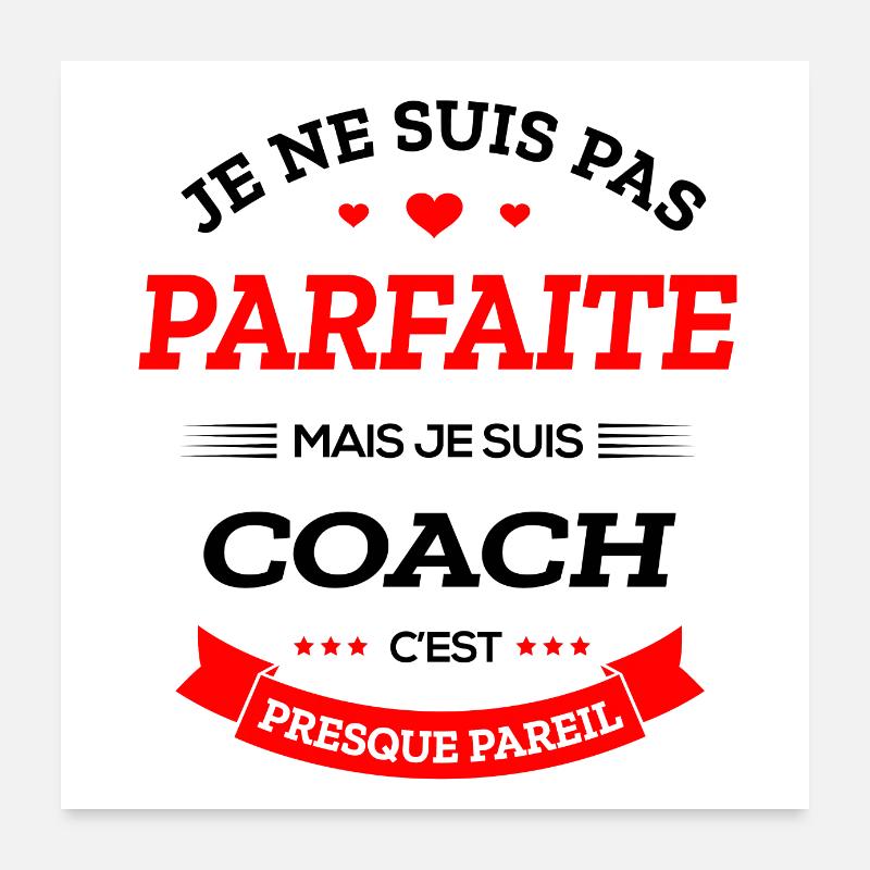 COACH PARFAITE Poster 60 x 60 cm