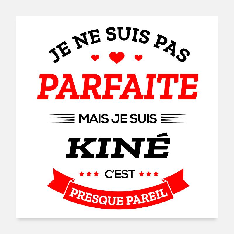 KINÉ PARFAITE Poster 60 x 60 cm