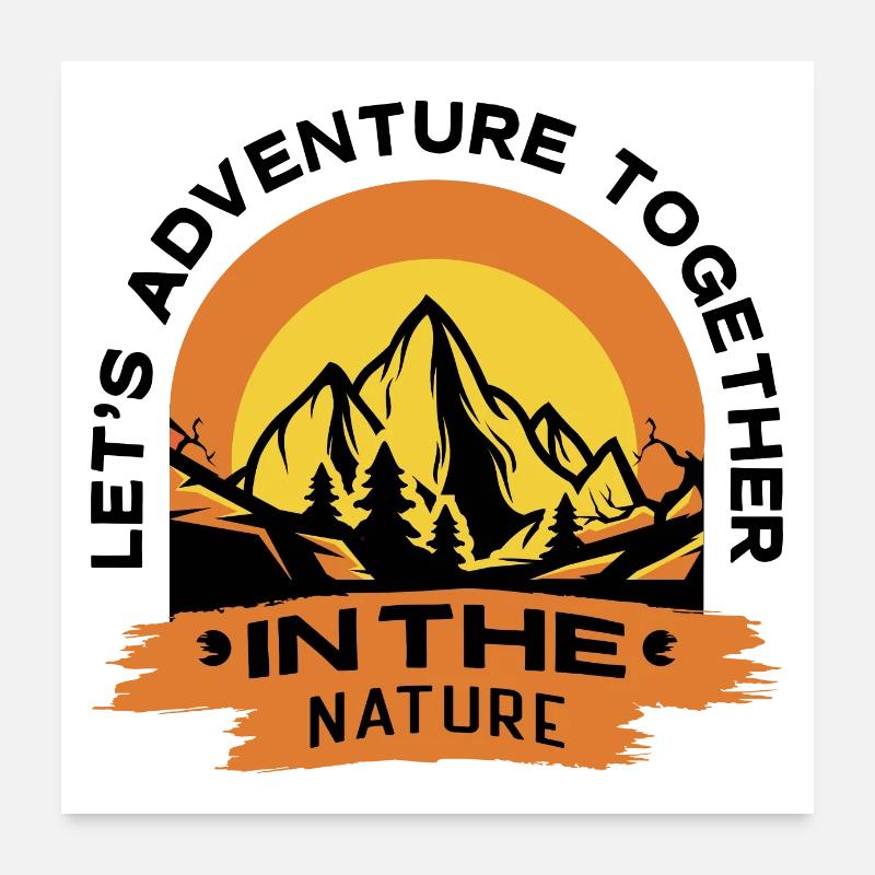 Nature Design Extérieur Poster 60 x 60 cm