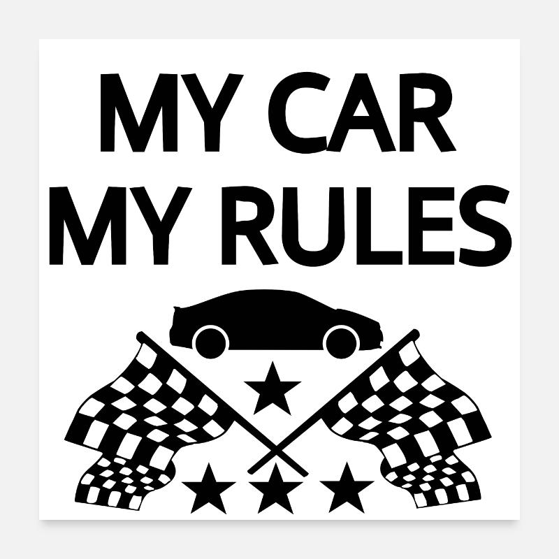 Auto Poster 60x60 cm