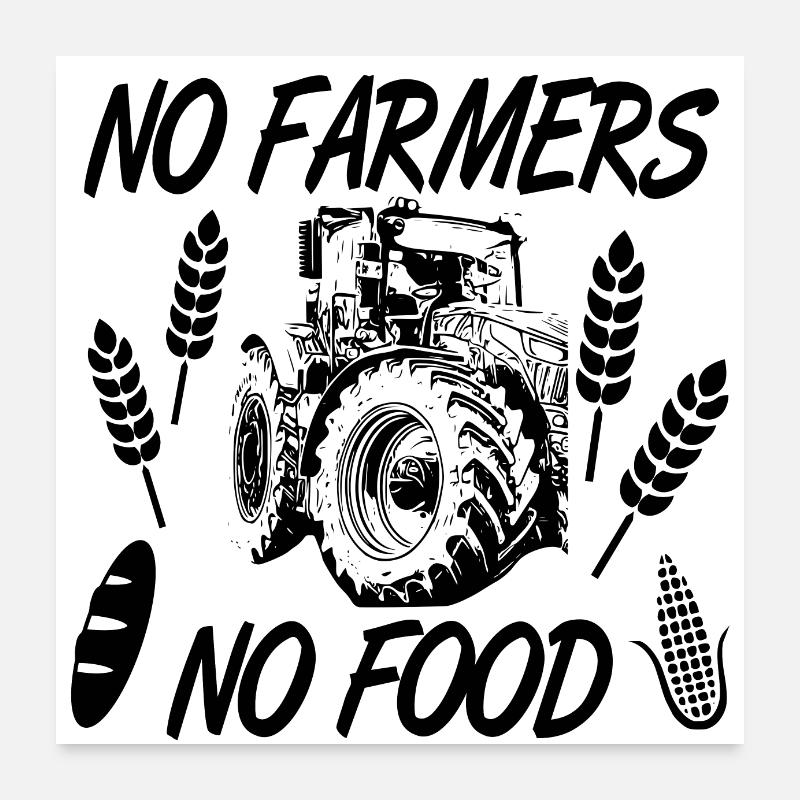 Tractor Poster 24" x 24" (60x60 cm)