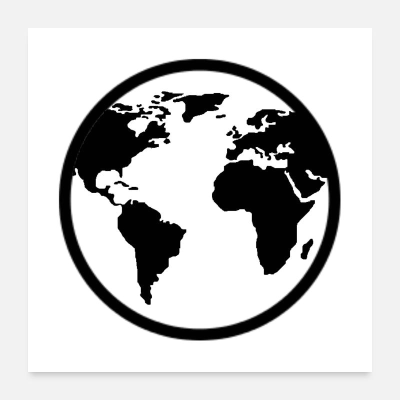 The World Poster 60x60 cm