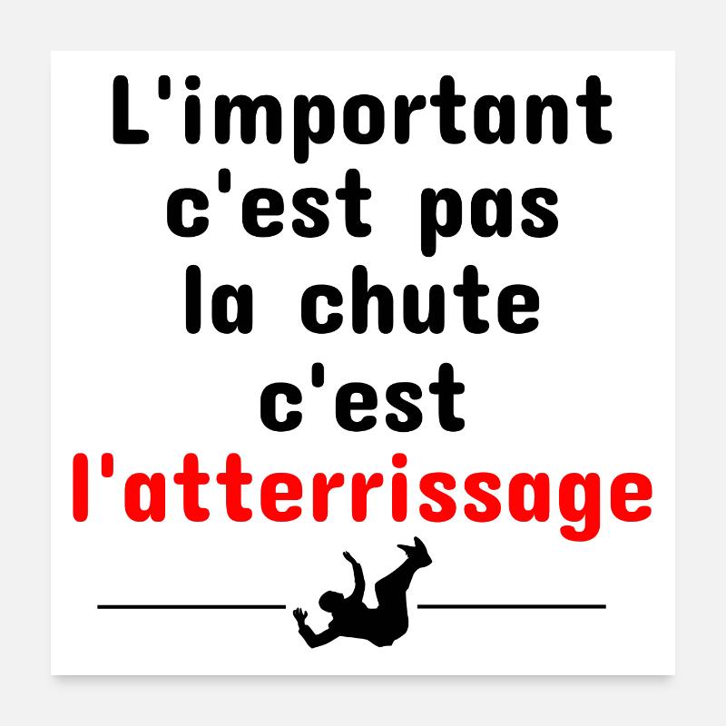 quelle importance ?? Poster 60 x 60 cm