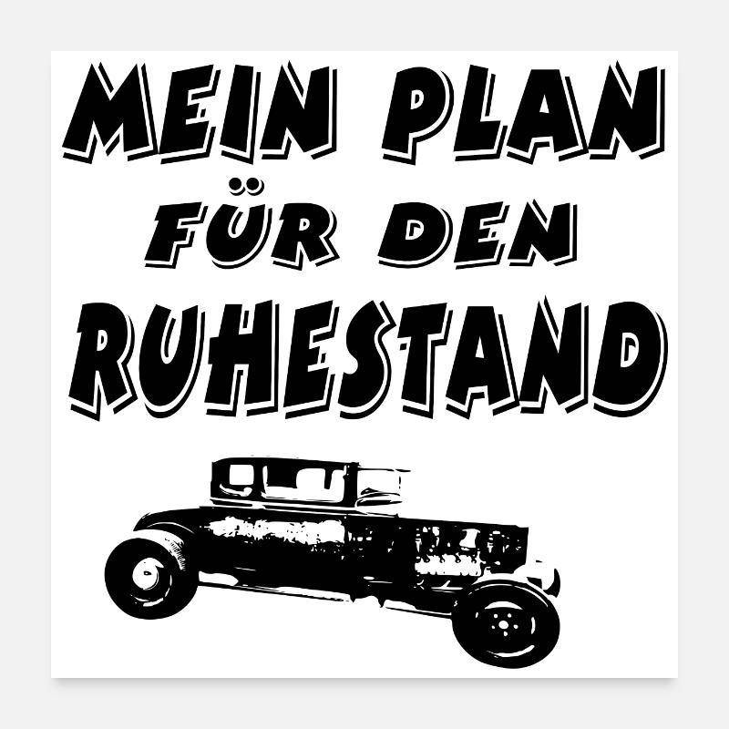 Auto Poster 60x60 cm