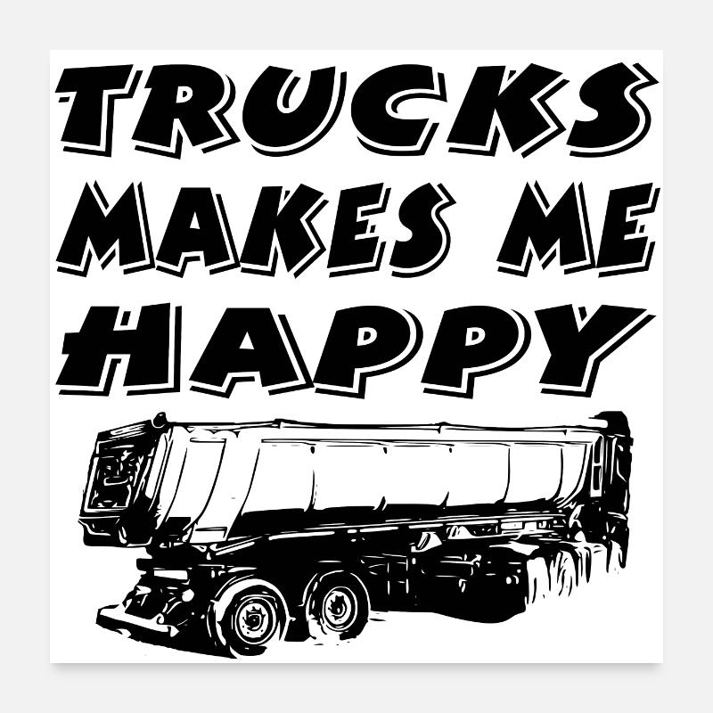 Truck Poster 60x60 cm