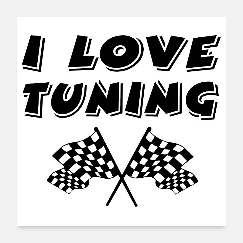 Tuning Poster 24" x 24" (60x60 cm)