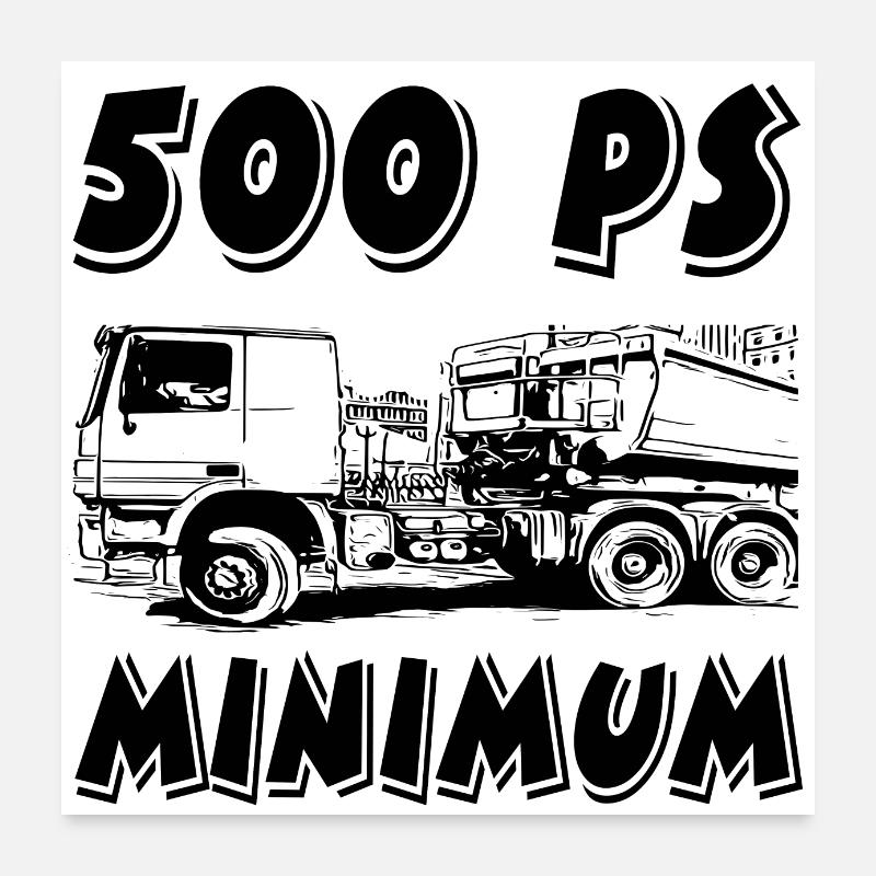 Truck Poster 60x60 cm