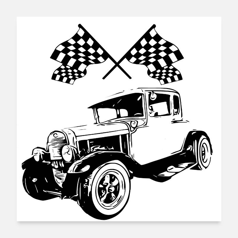 Auto Poster 60x60 cm