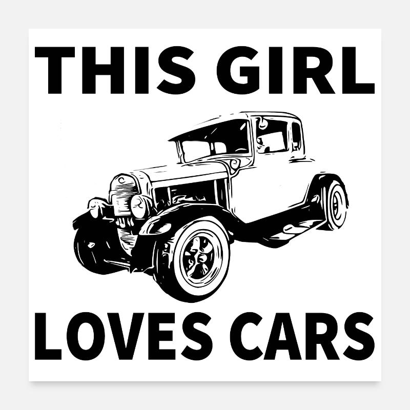 Car Poster 24" x 24" (60x60 cm)