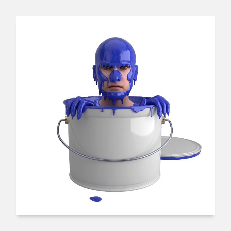 Oops ! Poster 60 x 60 cm