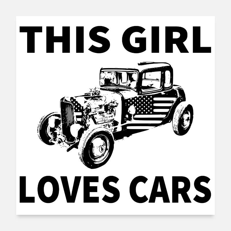 Car Poster 24" x 24" (60x60 cm)