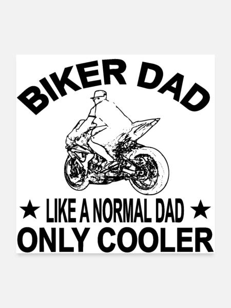 Motorcycle - Poster 24" x 24" (60x60 cm) - white - Front