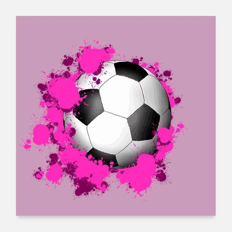 Fußball Poster 60x60 cm