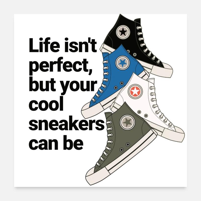 Sneakerlove Poster 60x60 cm